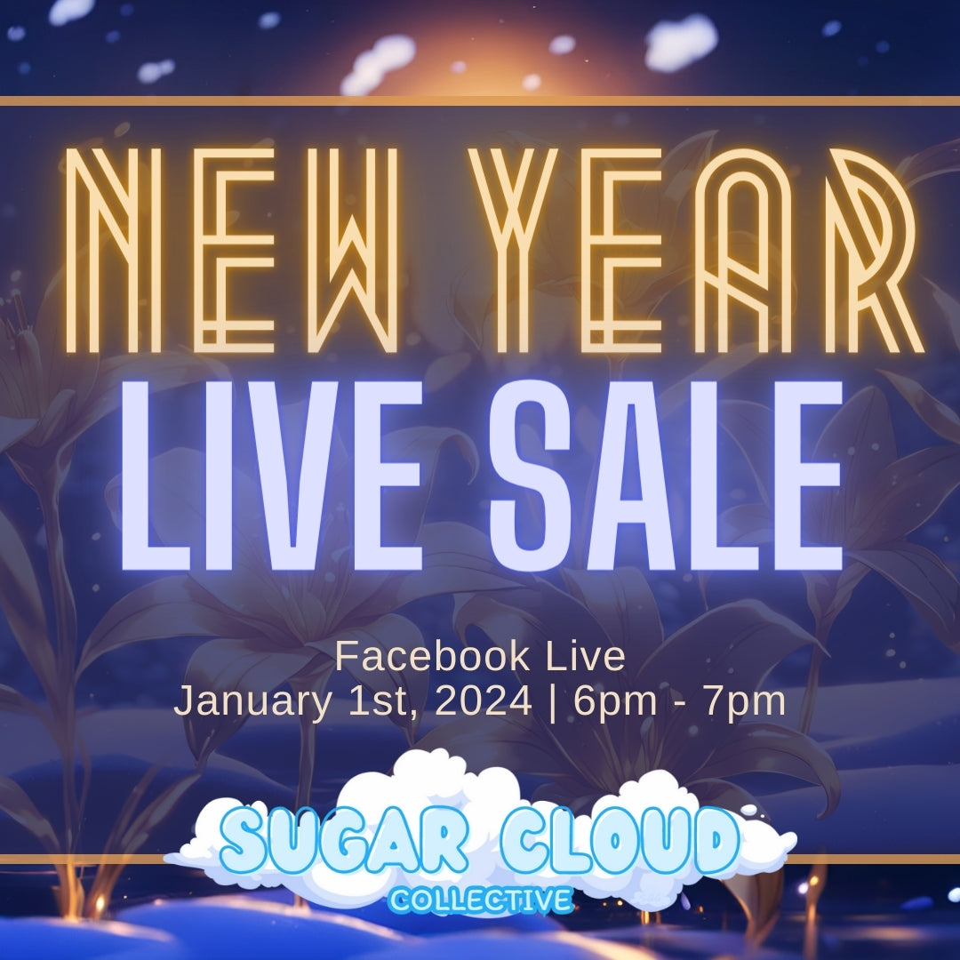 🎉New Year Live Sale on Facebook - January 1st, 6 PM CST!🎉