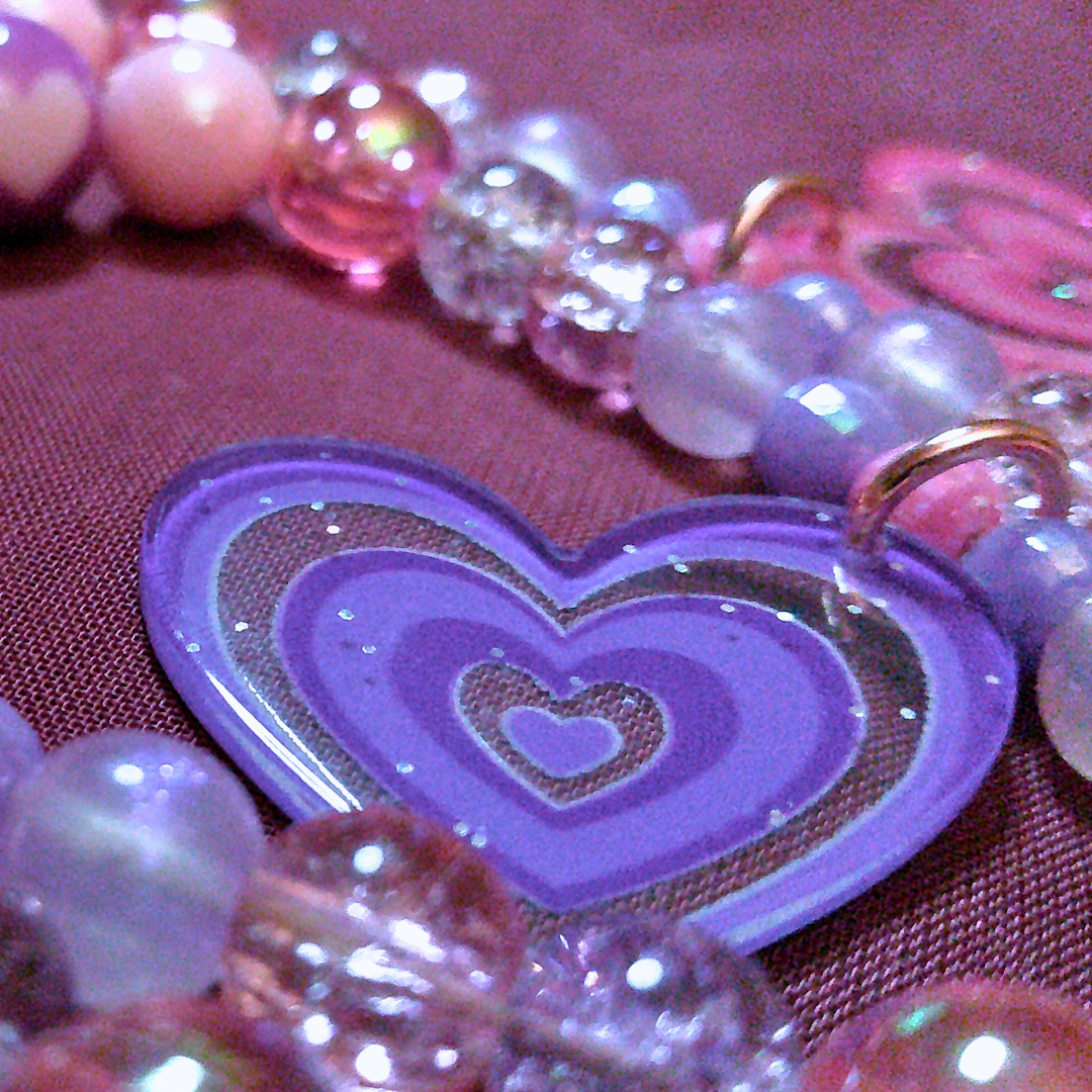 Token of Joy Purple & Pink Necklace