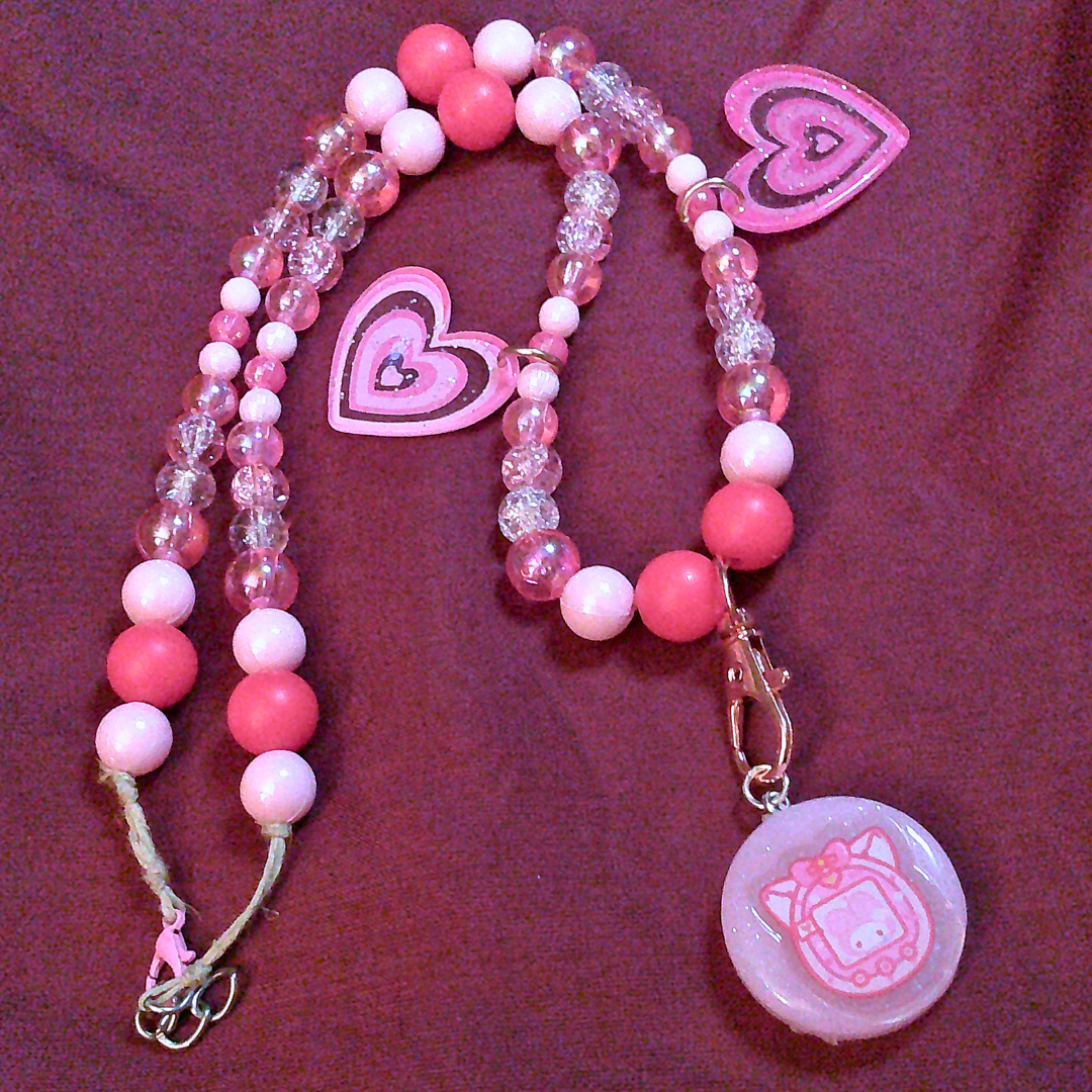 Token of Joy Pink & Red Necklace