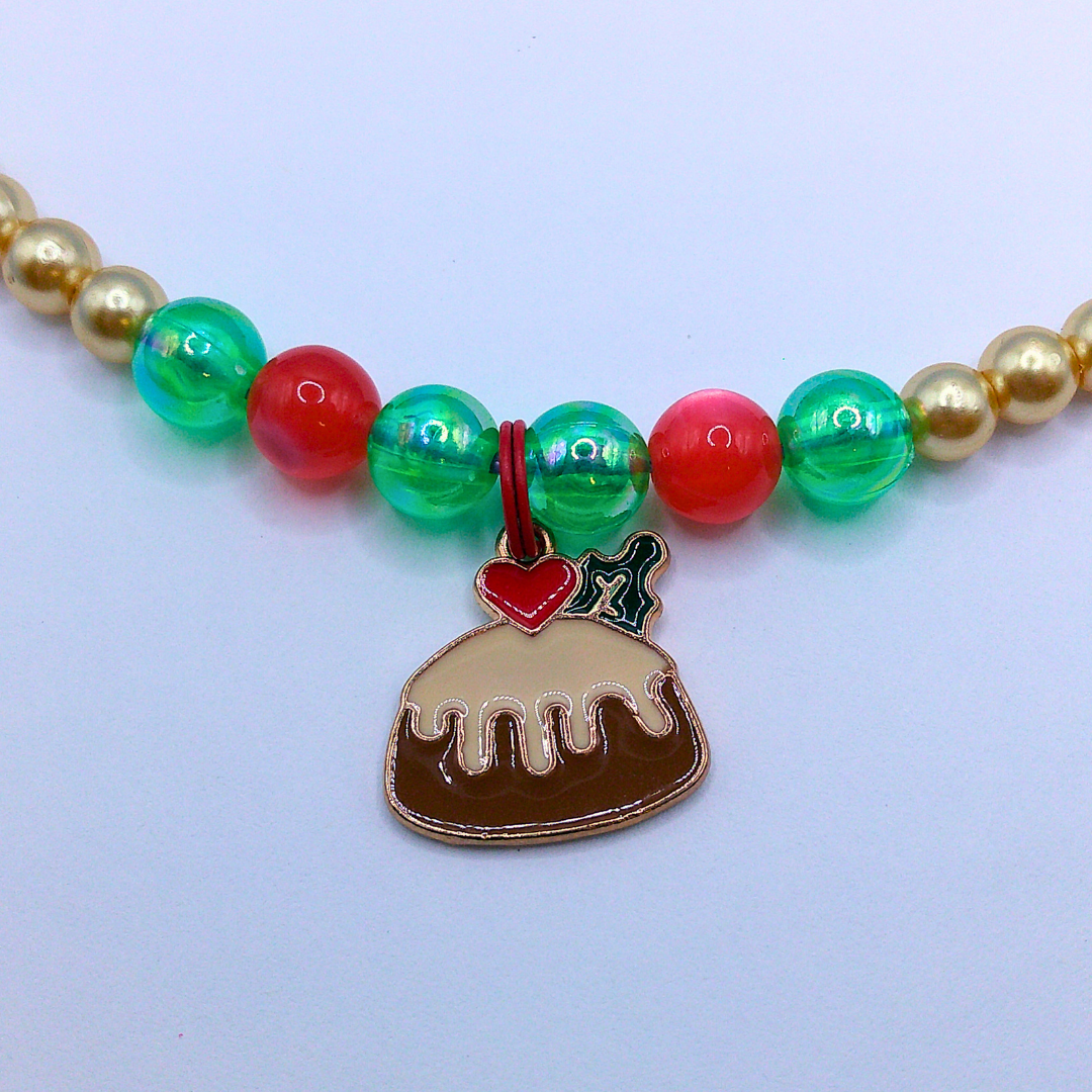 Janelle's Holiday Cake Necklace