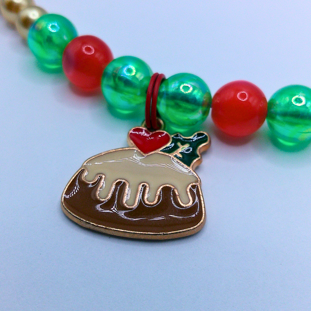 Janelle's Holiday Cake Necklace