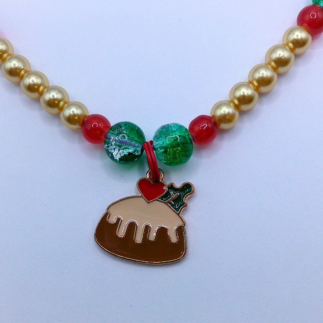 Sasha's Holiday Cake Necklace