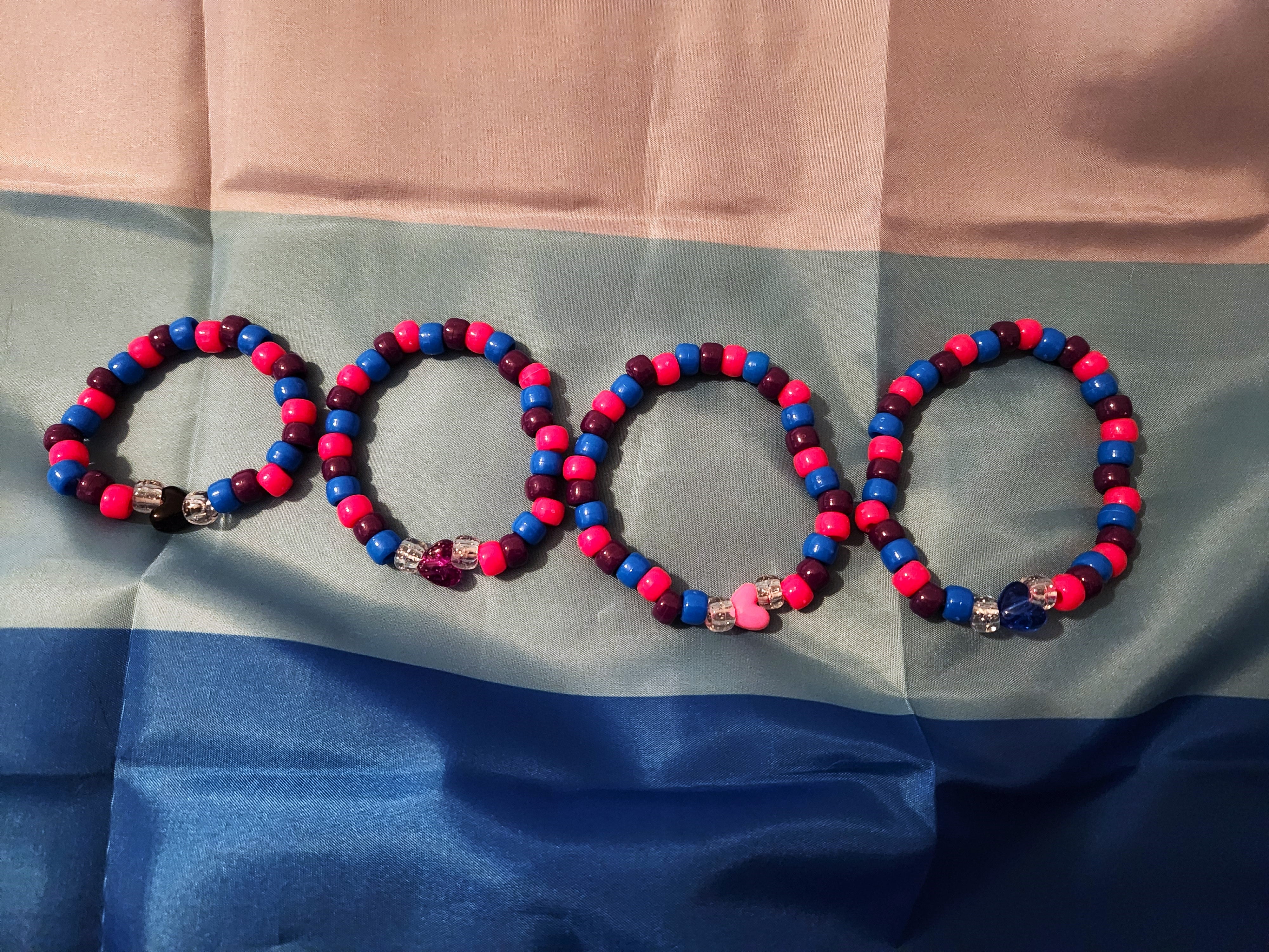 Pride Flag Single Kandi Bracelets