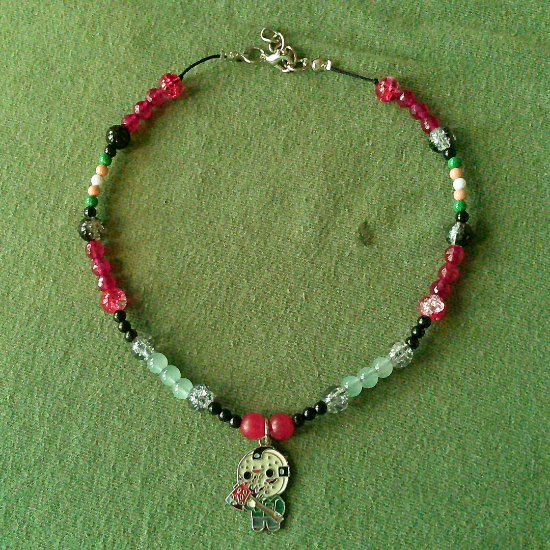 Campground Killer Beaded Halloween Choker