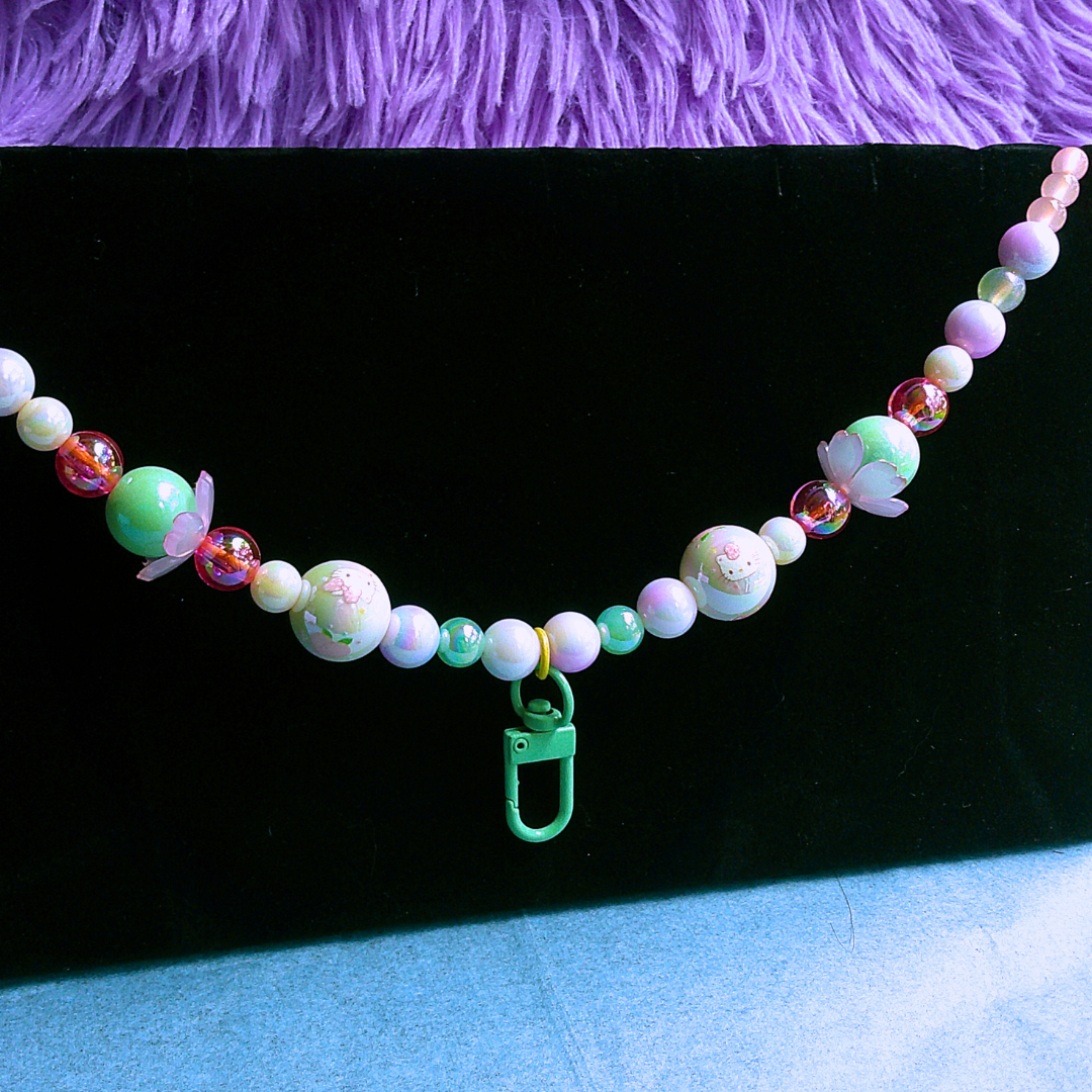 Coastal Kitty Handmade Beaded Hook Necklace