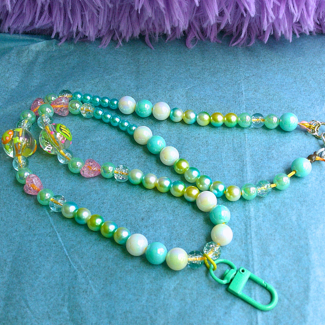 Summer Beach Handmade Beaded Hook Necklace